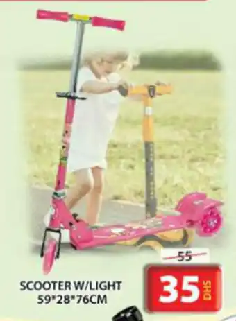 Grand Mall Sharjah SCOOTER W/LIGHT 59 28 76CM offer