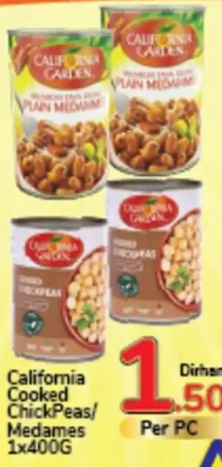 Day To Day California cooked ChickPeas/ Medames 1x400G offer