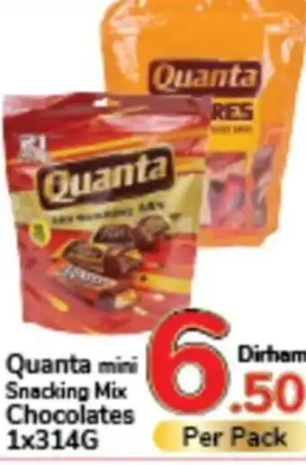 Day To Day Quanta mini Snacking Mix Chocolates 1x314G offer