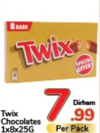Day To Day Twix Chocolates 1x8x25G offer