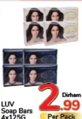 Day To Day LUV Soap Bars 4x125G offer