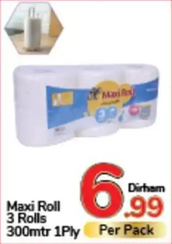 Day To Day Maxi Roll 3 Rolls 300mtr 1Ply offer