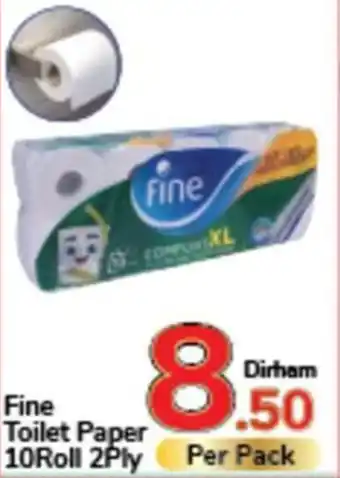 Day To Day Fine Toilet Paper 10Roll 2Ply offer