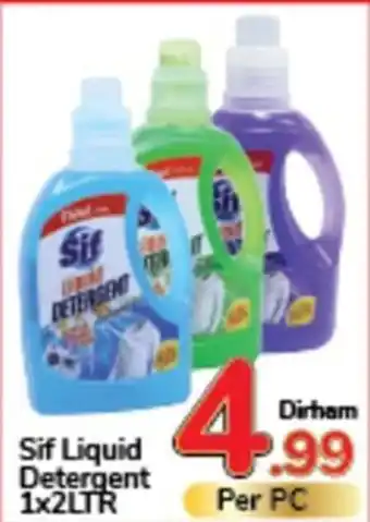 Day To Day Sif Liquid Detergent 1 x 2Ltr offer