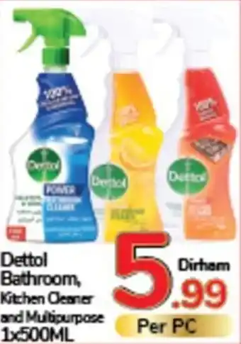 Day To Day Dettol Bathroom, Kitchen Cleaner and Multipurpose 1 x 500mL offer