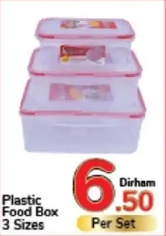 Day To Day Plastic Food Box 3 Sizes offer