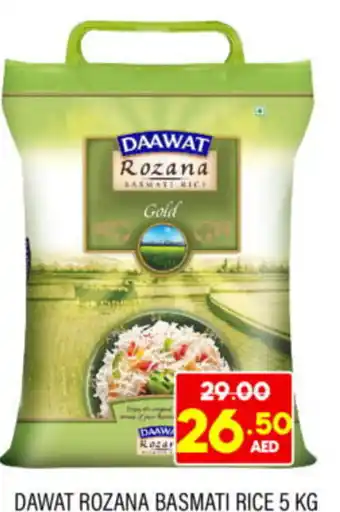 Al Adil DAWAT ROZANA BASMATI RICE 5 KG offer