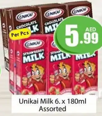 Amber Unikai Milk 6. x 180ml Assorted offer