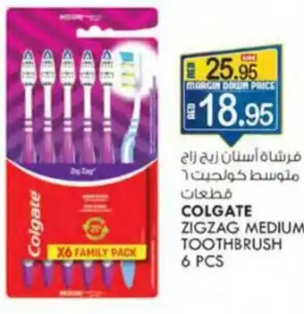 KM Trading COLGATE ZIGZAG MEDIUM TOOTHBRUSH 6 PCS offer
