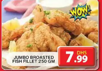 Grand Hyper Market JUMBO BROASTED FISH FILLET 250 GM offer