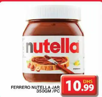 Grand Hyper Market FERRERO NUTELLA JAR 350GM/PC offer