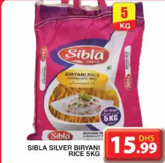 Grand Hyper Market SIBLA SILVER BIRYANI RICE 5KG offer
