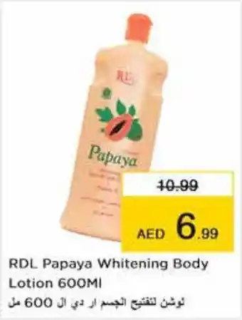Nesto RDL Papaya Whitening Body Lotion 600MI offer