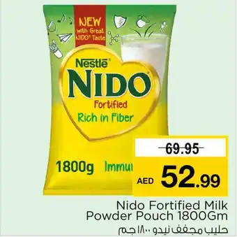 Nesto Nido Fortified Milk Powder Pouch 1800Gm offer