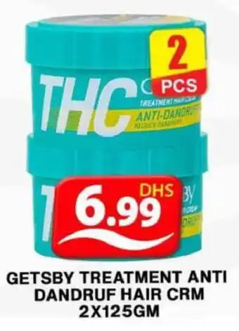 Grand Hyper Market GETSBY TREATMENT ANTI DANDRUF HAIR CRM 2X125GM offer