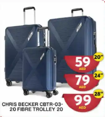 Grand Hyper Market CHRIS BECKER CBTR-03-20 FIBRE TROLLEY 20 offer