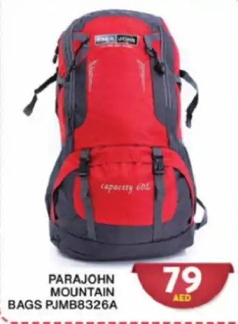 Grand Hyper Market PARAJOHN MOUNTAIN BAGS PJMB8326A offer