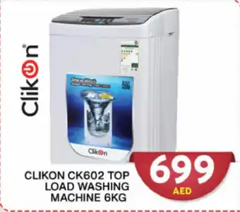 Grand Hyper Market CLIKON CK602 TOP LOAD WASHING MACHINE 6KG offer