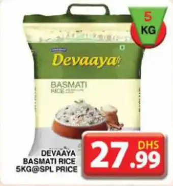 Grand Hyper Market DEVAAYA BASMATI RICE 5KG offer