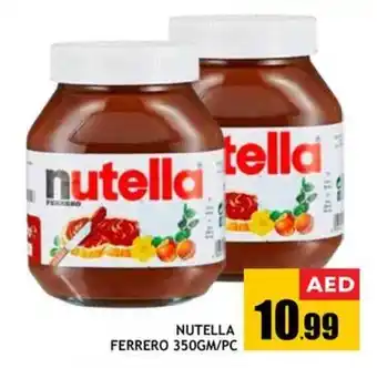 Pasons NUTELLA FERRERO 350GM/PC offer