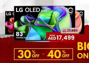 Jacky's Electronics LG OLED evo 83" offer