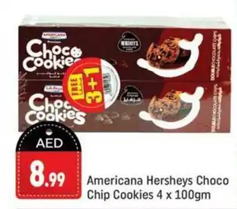Shaklan Americana Hersheys Choco Chip Cookies 4 x 100gm offer