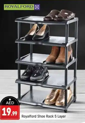 Shaklan Royalford Shoe Rack 5 Layer offer