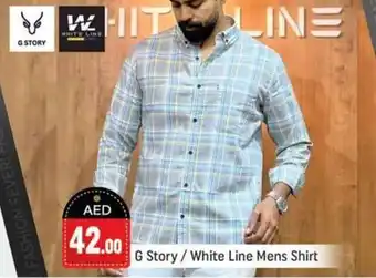 Shaklan G Story / White Line Mens Shirt offer