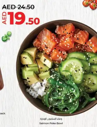 Lulu Hypermarket Salmon Sushi Combination 8pc per pack offer