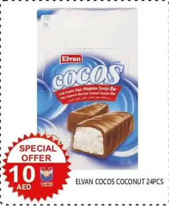 United Hypermarket ELVAN COCOS COCONUT 24PCS offer