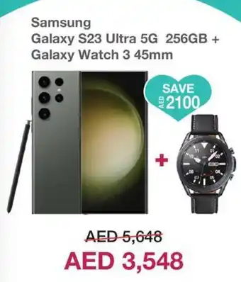 Jumbo Samsung Galaxy S23 Ultra 5G 256GB + Galaxy Watch 3 45mm offer