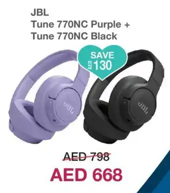 Jumbo JBL Tune 770NC Purple + Tune 770NC Black offer