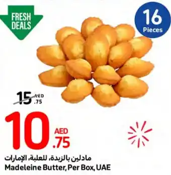 Carrefour Madeleine Butter, Per Box offer