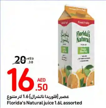 Carrefour Florida's Natural juice 1.6L assorted offer