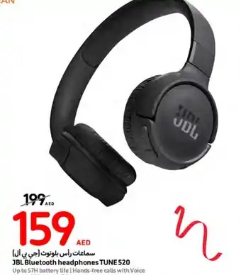 Carrefour JBL Bluetooth headphones TUNE 520 offer