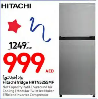 Carrefour Hitachi fridge HRTN5255MF offer