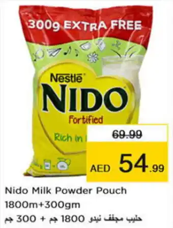Nesto Nido Milk Powder Pouch 1800m+300gm offer