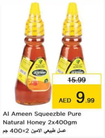 Nesto Al Ameen Squeezble Pure Natural Honey 2x400gm offer