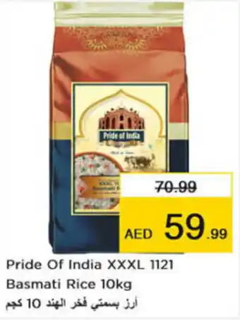 Nesto Pride Of India XXXL 1121 Basmati Rice 10kg offer