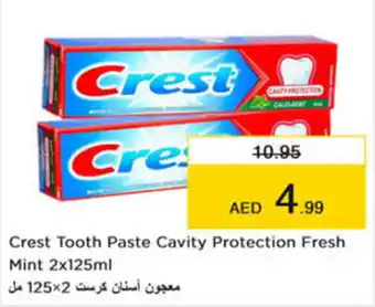 Nesto Crest Tooth Paste Cavity Protection Fresh Mint 2x125ml offer