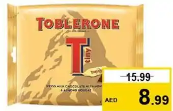 Nesto Toblerone milk chocolate tiny 200gm offer