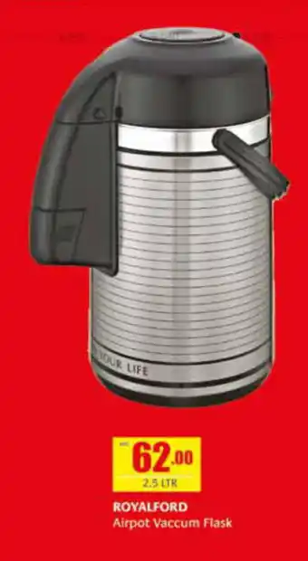Safeer Market ROYALFORD Airpot Vaccum Flask 2.5Ltr offer