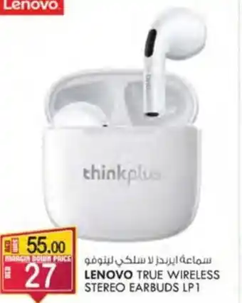 KM Trading LENOVO TRUE WIRELESS STEREO EARBUDS LP1 offer