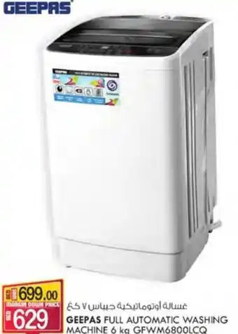 KM Trading GEEPAS FULL AUTOMATIC WASHING | MACHINE 6 kg GFWM6800LCQ offer