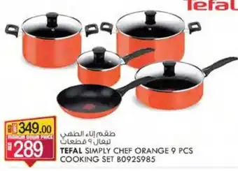 KM Trading TEFAL SIMPLY CHEF ORANGE 9 PCS COOKING SET BO925985 offer