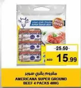 Nesto AMERICANA SUPER GROUND BEEF 4 PACKS 400G offer