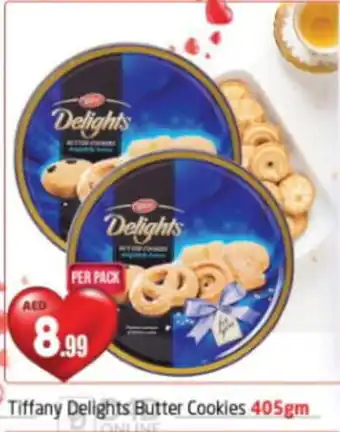 Delta Centre Tiffany Delights Butter Cookies 405gm offer
