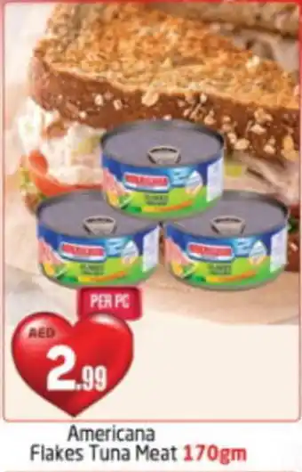 Delta Centre Americana Flakes Tuna Meat 170gm offer
