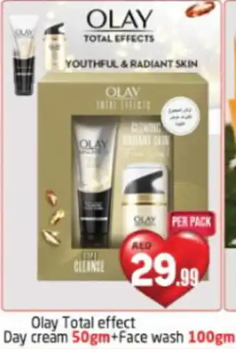 Delta Centre Olay Total effect Day cream 50gm+Face wash 100gm offer