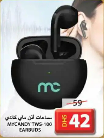 Grand Hyper Market MYCANDY TWS 100 EARBUDS offer